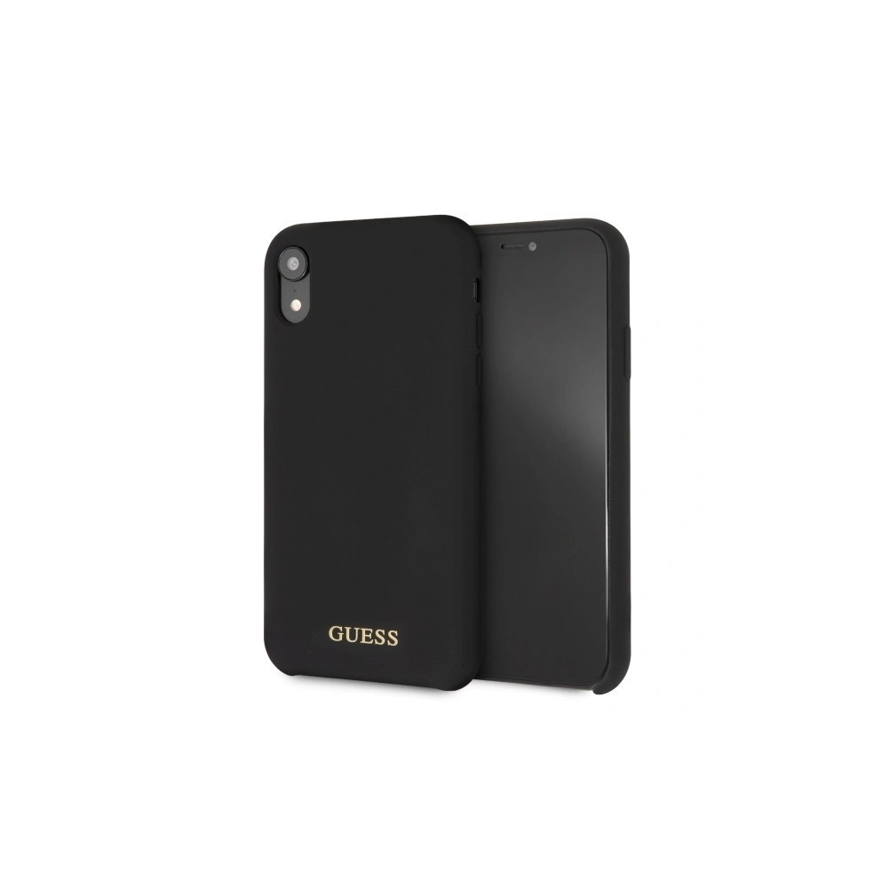 Etui Guess GUHCI61LSGLBK Apple iPhone XR black/czarny hard case Silicone