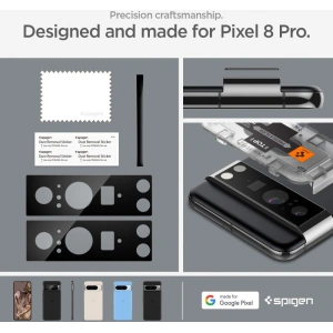 Kup Szkło hartowane na aparat Spigen Optik.tr ez Fit Camera Protector Google Pixel 8 Pro Black [2 PACK] - SPN3154 - {ean13} - Sklep Home Screen