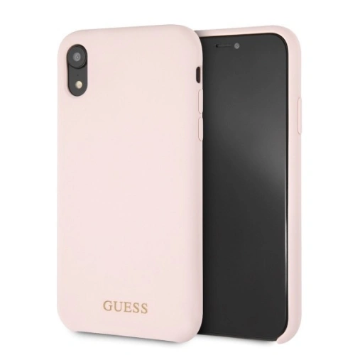 Kup Case Guess GUHCI61LSGLLP Apple iPhone XR hellpink/jasnoróżowy Hartschale Silikon - GUE057PNK - {ean13} - Sklep Home Screen