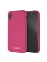 Case Guess GUHCI61LSGLPI Apple iPhone XR pink/rosa Hartschale Silikon