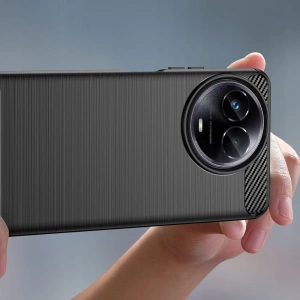 Etui Tech-Protect TPUCarbon Realme 11 5G Fekete