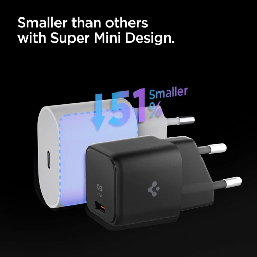 Kup Netzteil Spigen PE2103 ArcStation Network Charger PD27W PPS25W Schwarz - SPN3155 - {ean13} - Sklep Home Screen