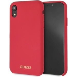 Kup Etui Guess GUHCI61LSGLRE Apple iPhone XR red/czerwony hard case Silicone - GUE059RED - {ean13} - Sklep Home Screen