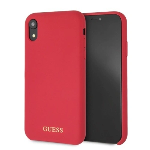 Kup Etui Guess GUHCI61LSGLRE Apple iPhone XR roșu/hard case din silicon - GUE059RED - {ean13} - Sklep Home Screen