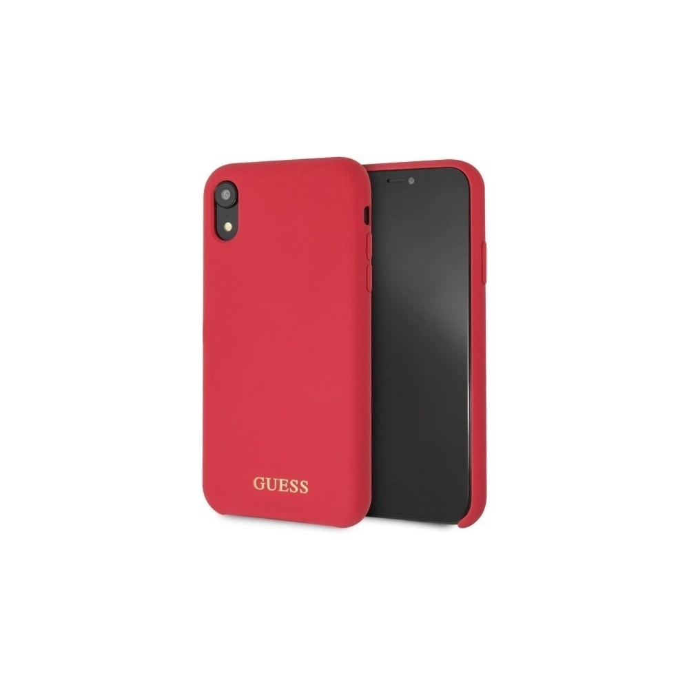 Etui Guess GUHCI61LSGLRE Apple iPhone XR red/czerwony hard case Silicone