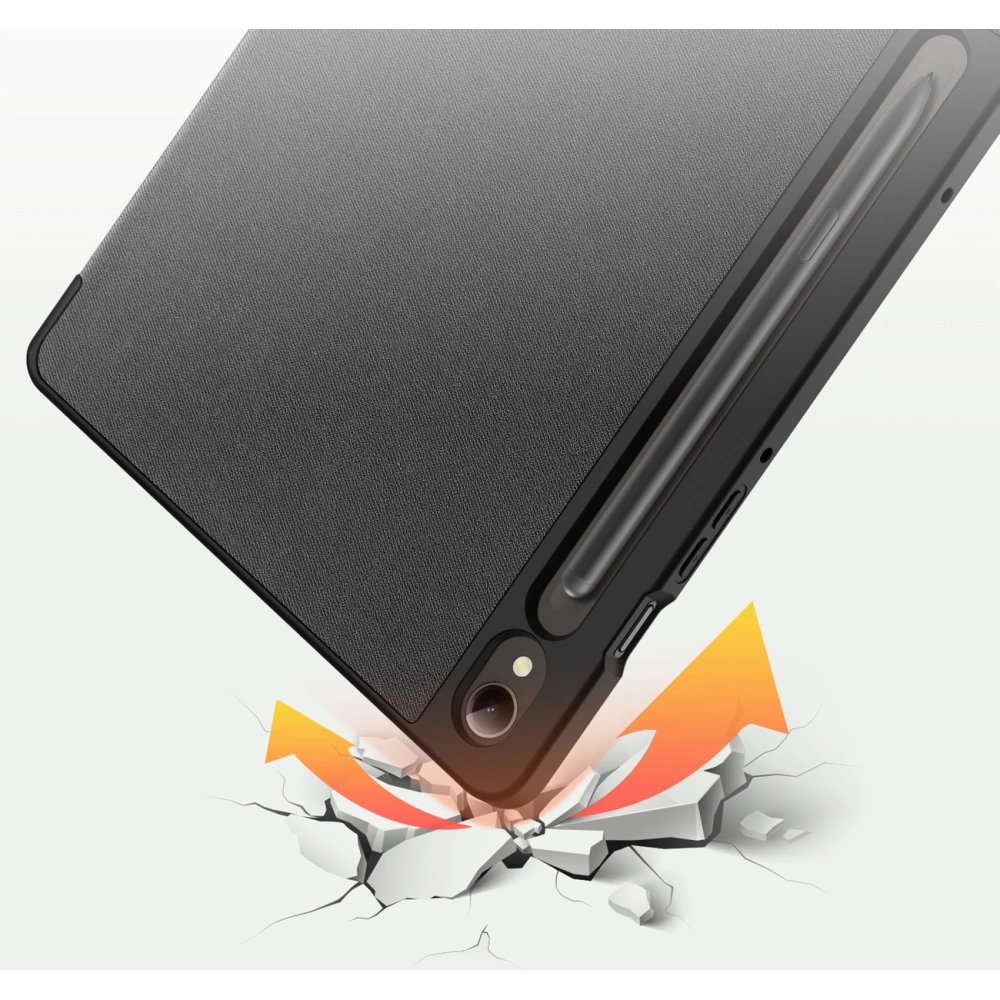 Etui Dux Ducis Toby Samsung Tab A9+ Plus z uchwytem na rysik czarne