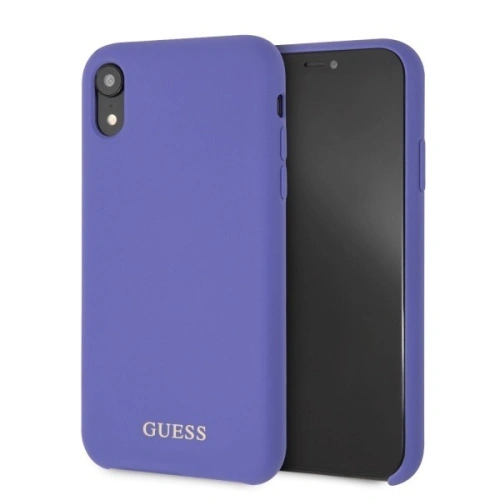 Kup Etui Guess GUHCI61LSGLUV Apple iPhone XR purple/fialové tvrdé pouzdro silikonové - GUE060PRP - {ean13} - Sklep Home Screen