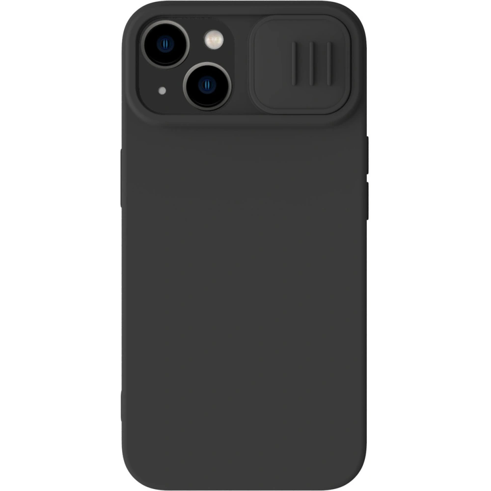 Etui Nillkin CamShield Silky Silicone Case Apple iPhone 15 czarne