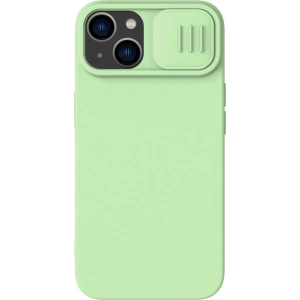 Etui Nillkin CamShield Silky Silicone Case Apple iPhone 15 miętowe