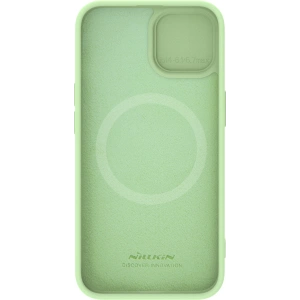 Etui Nillkin CamShield Silky Silicone Case Apple iPhone 15 miętowe