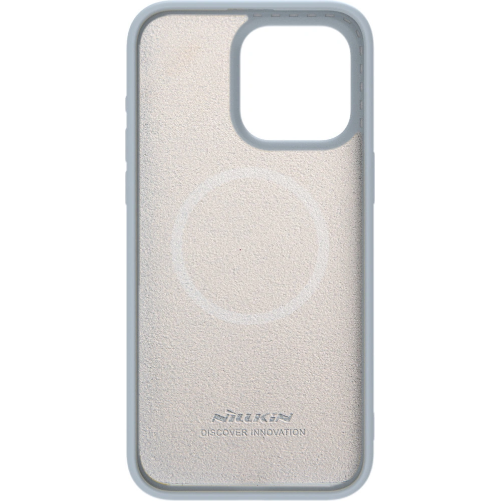 Etui Nillkin CamShield Silky Silicone Case Apple iPhone 15 Pro szare