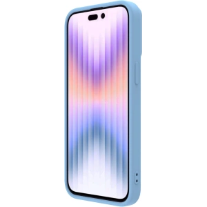 Etui Nillkin CamShield Silky Silicone Case Apple iPhone 15 Pro niebieski