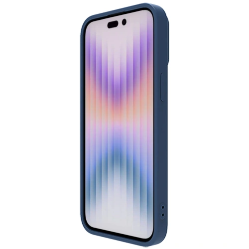 Kup Etui Nillkin CamShield Silky Silicone Case Apple iPhone 15 Pro sötétkék - NLK1273 - {ean13} - Sklep Home Screen