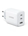UGREEN Netzladegerät 2xUSB-C / USB-A 65W PD, QC, PPS weiß (CD275)