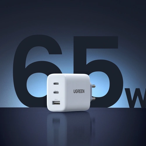 Kup UGREEN Netzladegerät 2xUSB-C / USB-A 65W PD, QC, PPS weiß (CD275) - UGR1748 - {ean13} - Sklep Home Screen