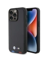 Buy BMW BMHCP15X22PTDK Apple iPhone 15 Pro Max Leather Stamp Tricolor black - BMW521 - {ean13} - Home Screen Store Europe