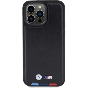 Kup Etui BMW BMHCP15X22PTDK Apple iPhone 15 Pro Max Leather Stamp Tricolor czarny/black - BMW521 - {ean13} - Sklep Home Screen