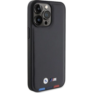 Kup Case BMW BMHCP15X22PTDK Apple iPhone 15 Pro Max Leder Stempel Tricolor schwarz/black - BMW521 - {ean13} - Sklep Home Screen