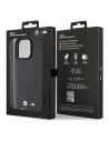 Buy BMW BMHCP15X22PTDK Apple iPhone 15 Pro Max Leather Stamp Tricolor black - BMW521 - {ean13} - Home Screen Store Europe