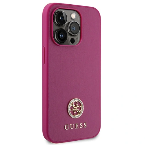 Kup Etui Guess GUHCP15LPS4DGPP Apple iPhone 15 Pro hardcase Strass Metal Logo růžový/pink - GUE2994 - {ean13} - Sklep Home Screen