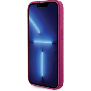 Etui Guess GUHCP15LPS4DGPP Apple iPhone 15 Pro hardcase Strass Metal Logo różowy/pink