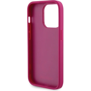 Etui Guess GUHCP15LPS4DGPP Apple iPhone 15 Pro hardcase Strass Metal Logo różowy/pink