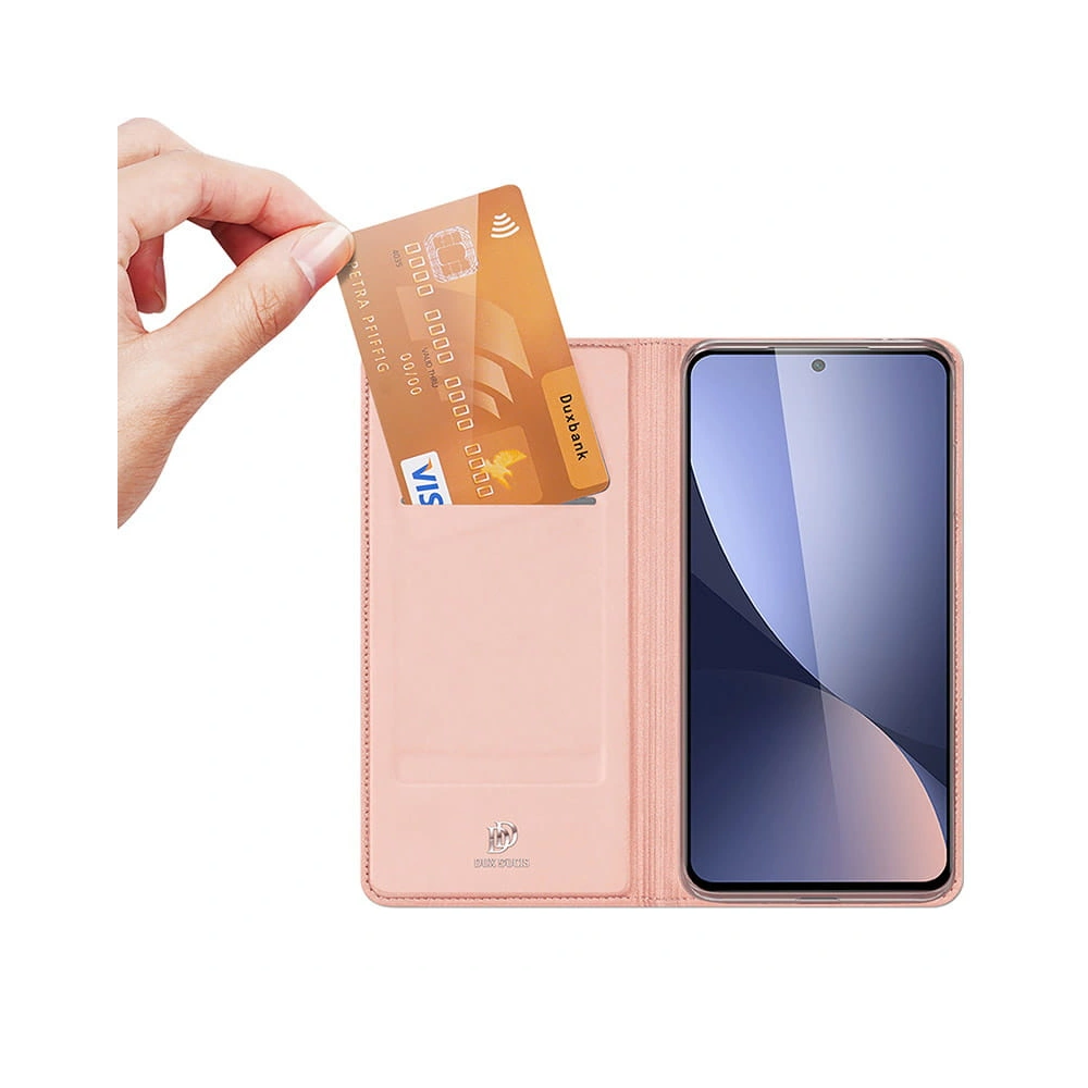 Etui Dux Ducis Skin Pro Xiaomi Poco M6 Pro / Redmi 12 / Redmi 12R różowe
