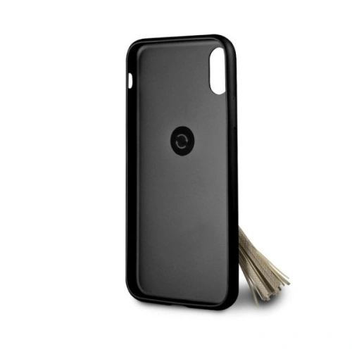 Kup Etui Guess GUHCI61RSSABK Apple iPhone XR black/czarny hard case Saffiano with ring stand - GUE066BLK - {ean13} - Sklep Home Screen