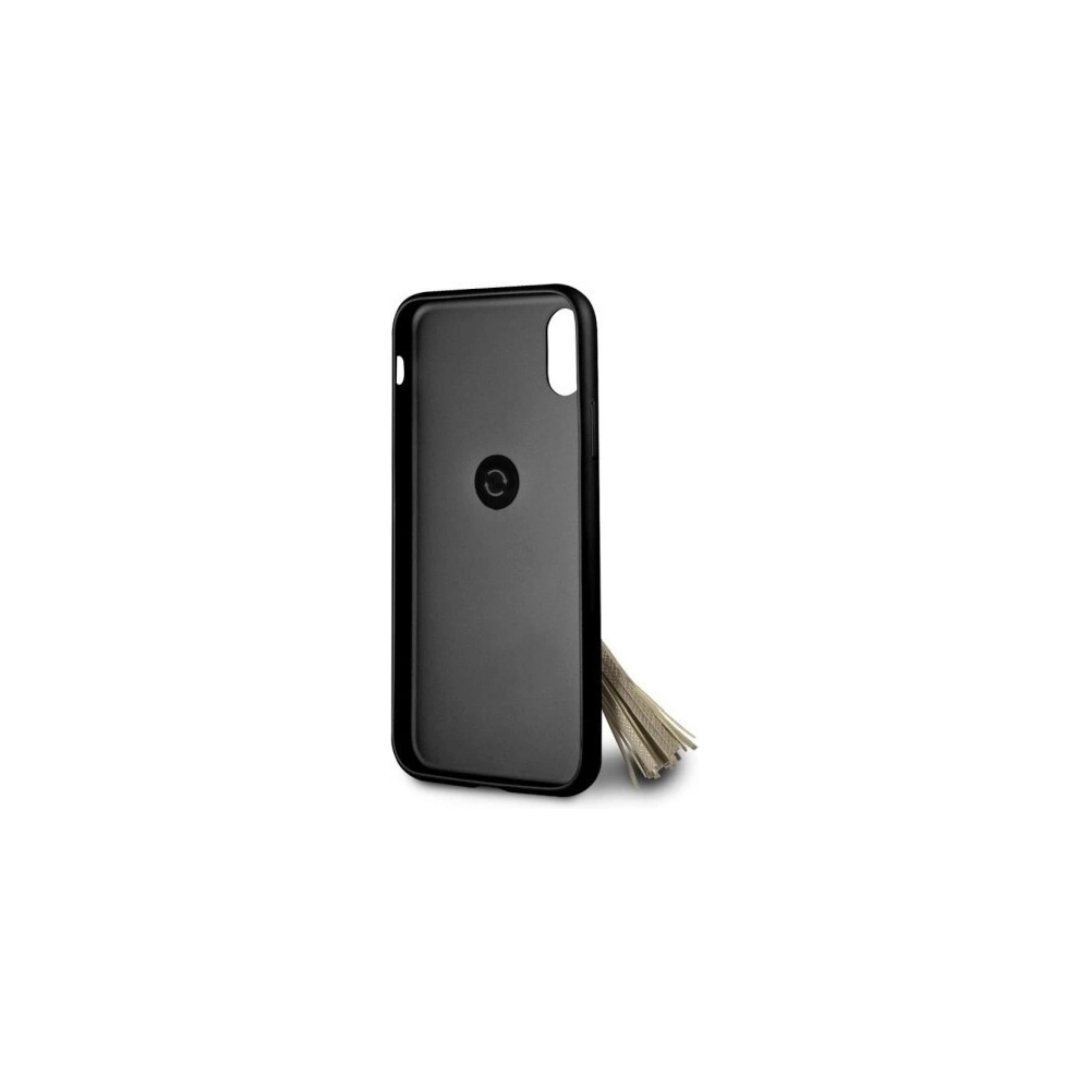 Etui Guess GUHCI61RSSABK Apple iPhone XR black/czarny hard case Saffiano with ring stand