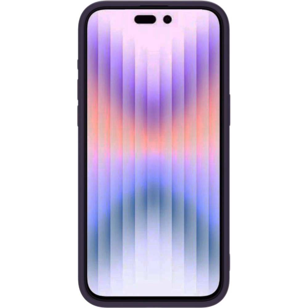 Etui Nillkin CamShield Silky Silicone Case Apple iPhone 15 Pro ciemnofioletowe