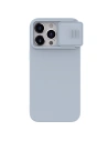 Etui Nillkin CamShield Silky Silicone Case Apple iPhone 15 Pro Max szare