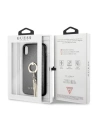 Kup Etui Guess GUHCI61RSSABK Apple iPhone XR black/czarny hard case Saffiano with ring stand - GUE066BLK - {ean13} - Sklep Home Screen