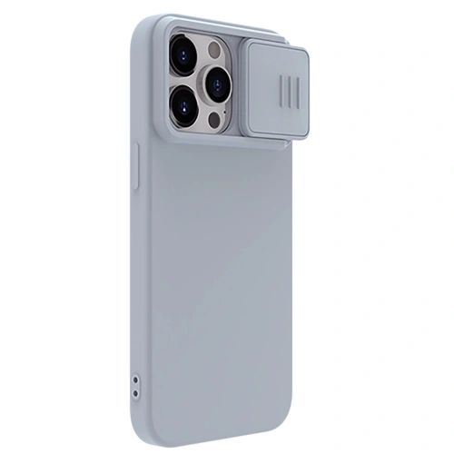 Kup Etui Nillkin CamShield Silky Silicone Case Apple iPhone 15 Pro Max szürke - NLK1279 - {ean13} - Sklep Home Screen