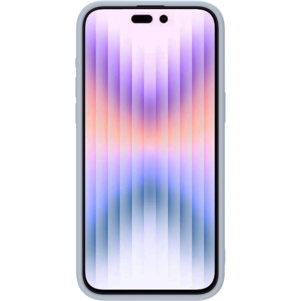 Etui Nillkin CamShield Silky Silicone Case Apple iPhone 15 Pro Max szare