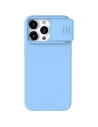 Kup Etui Nillkin CamShield Silky Silicone Case Apple iPhone 15 Pro Max kék - NLK1280 - {ean13} - Sklep Home Screen