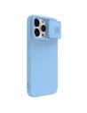Kup Etui Nillkin CamShield Silky Silicone Case Apple iPhone 15 Pro Max kék - NLK1280 - {ean13} - Sklep Home Screen