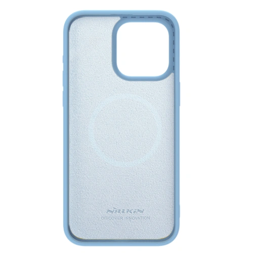 Kup Etui Nillkin CamShield Silky Silicone Case Apple iPhone 15 Pro Max kék - NLK1280 - {ean13} - Sklep Home Screen
