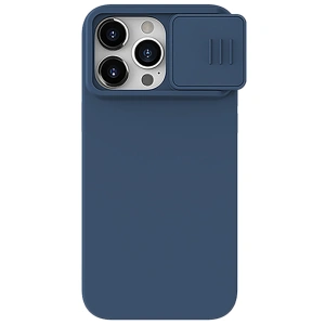 Buy Nillkin CamShield Silky Silicone Case Apple iPhone 15 Pro Max dark blue - NLK1281 - {ean13} - Home Screen Store Europe