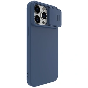 Buy Nillkin CamShield Silky Silicone Case Apple iPhone 15 Pro Max dark blue - NLK1281 - {ean13} - Home Screen Store Europe