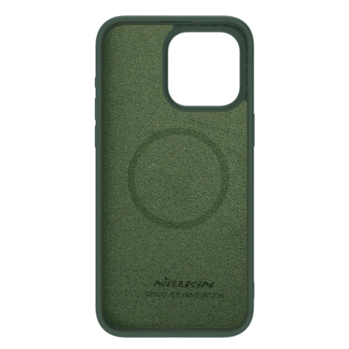 Kup Etui Nillkin CamShield Silky Silicone Case Apple iPhone 15 Pro Max zielone - NLK1282 - {ean13} - Sklep Home Screen