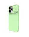 Kup Etui Nillkin CamShield Silky Silicone Case Apple iPhone 15 Pro Max miętowe - NLK1284 - {ean13} - Sklep Home Screen