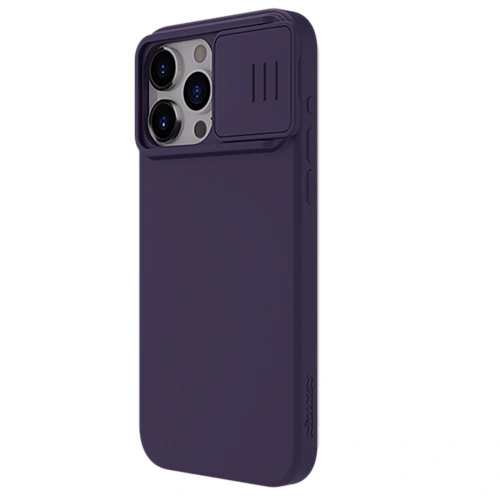 Buy Nillkin CamShield Silky Silicone Case Apple iPhone 15 Pro Max dark purple - NLK1285 - {ean13} - Home Screen Store Europe