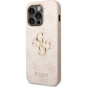 Buy Guess GUHCP15X4GMGPI Apple iPhone 15 Pro Max hardcase 4G Big Metal Logo pink - GUE2998 - {ean13} - Home Screen Store Europe