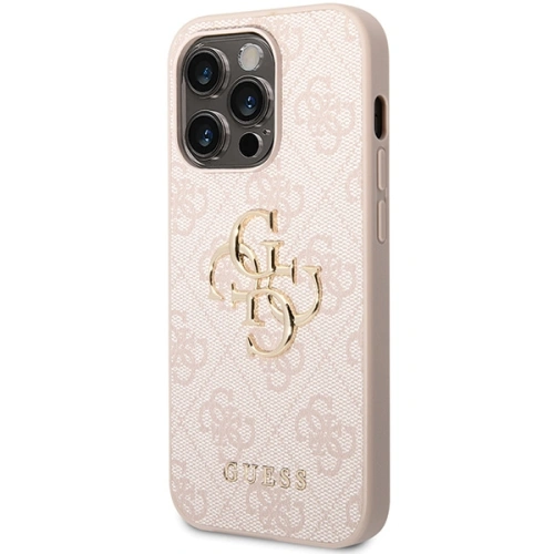 Kup Etui Guess GUHCP15X4GMGPI Apple iPhone 15 Pro Max kemény tok 4G Nagy Fém Logo rózsaszín/pink - GUE2998 - {ean13} - Sklep Home Screen