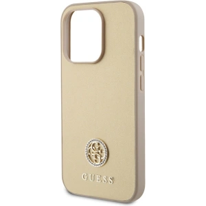 Buy Guess GUHCP15XPS4DGPD Apple iPhone 15 Pro Max hardcase Strass Metal Logo gold - GUE2999 - {ean13} - Home Screen Store Europe
