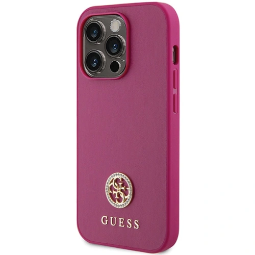 Kup Etui Guess GUHCP15XPS4DGPP Apple iPhone 15 Pro Max hardcase Strass Metal Logo różowy/pink - GUE3000 - {ean13} - Sklep Home Screen