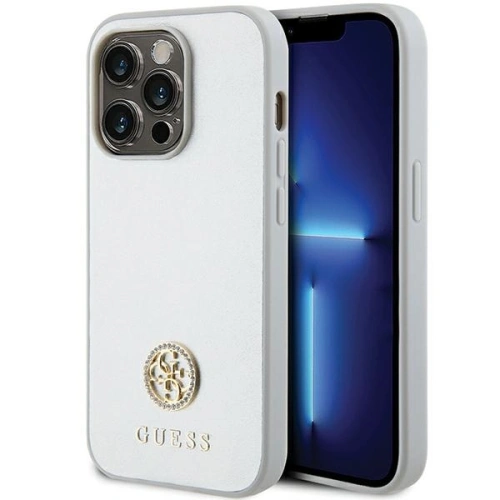 Kup Etui Guess GUHCP15XPS4DGPS Apple iPhone 15 Pro Max kemény tok Strassz Fém Logó ezüst/silver - GUE3001 - {ean13} - Sklep Home Screen