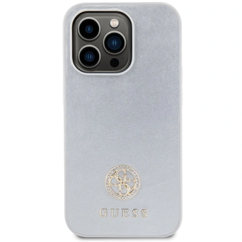 Kup Etui Guess GUHCP15XPS4DGPS Apple iPhone 15 Pro Max kemény tok Strassz Fém Logó ezüst/silver - GUE3001 - {ean13} - Sklep Home Screen