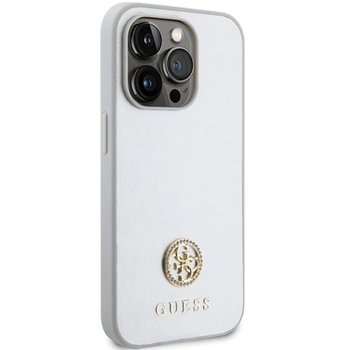 Kup Etui Guess GUHCP15XPS4DGPS Apple iPhone 15 Pro Max kemény tok Strassz Fém Logó ezüst/silver - GUE3001 - {ean13} - Sklep Home Screen