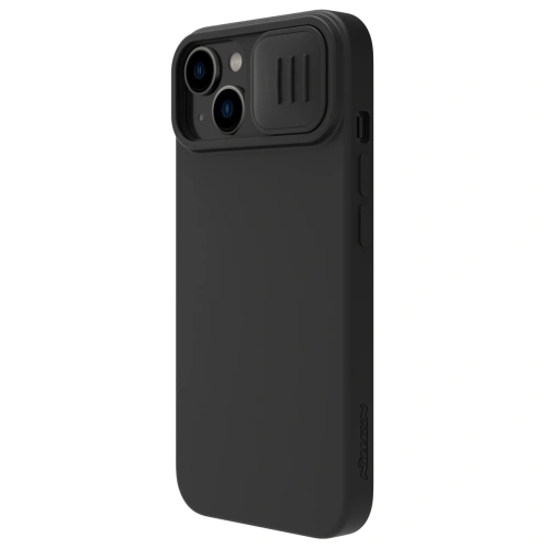Kup Etui Nillkin CamShield Silky Silicone Case Apple iPhone 15 Plus / 14 Plus czarne - NLK1286 - {ean13} - Sklep Home Screen